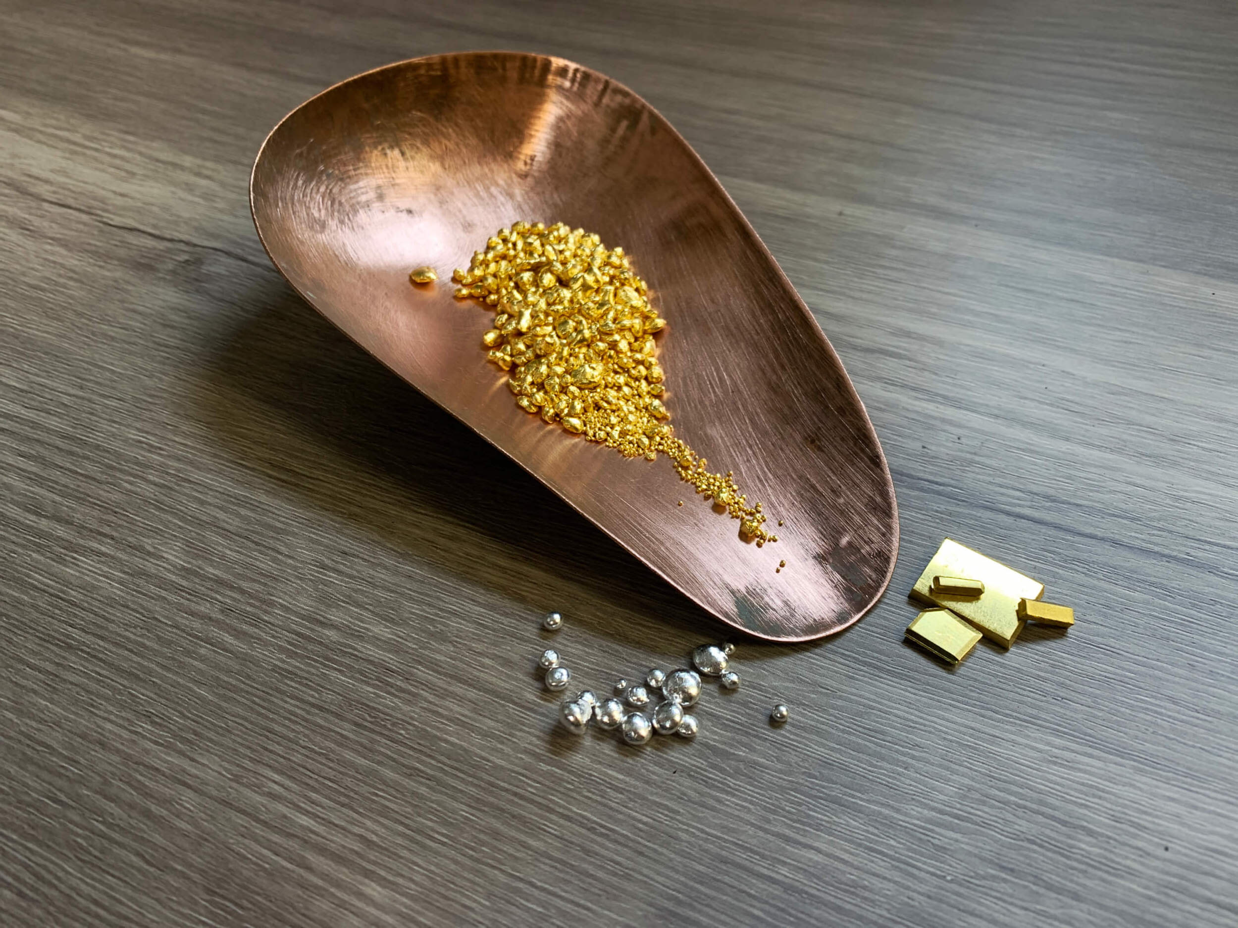 Feingold, Silvergranulat und lappländisches Gold