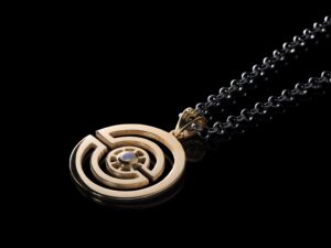 PORTAL KEY Anhänger 750er Gold