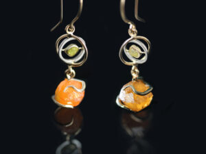 starseeds, ohrringe 750 gold